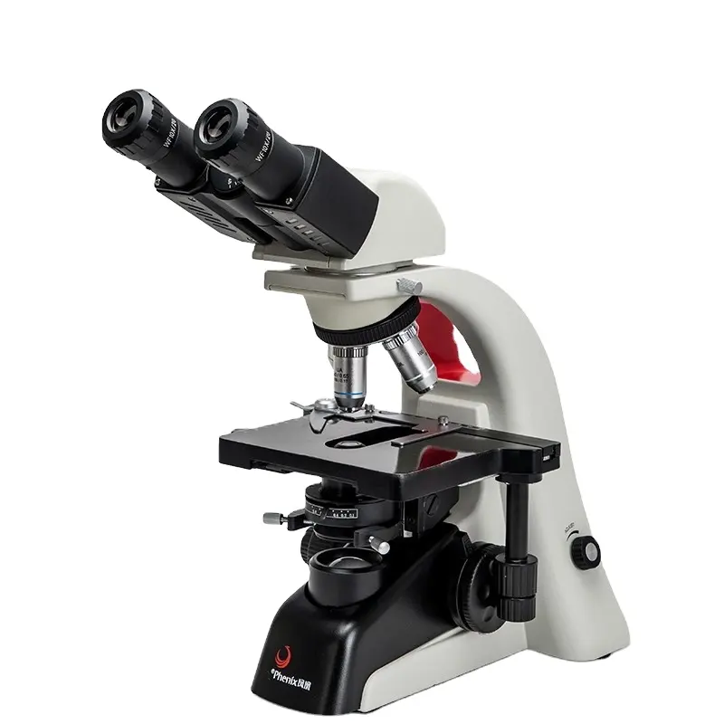 مجهر بصري من فينيكس 40X-1600X للمستشفيات والبحوث العلمية، مجهر بصري متعدد العينيات ميكروسكوب بيبيولوجي مركب للأمراض