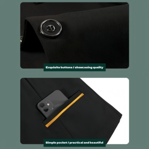 Uniforme de travail unisexe pour salle de billard, logo brodé personnalisé, tenue de serveur/<span class=keywords><strong>serveuse</strong></span> pour bar de snooker, salle de jeux - Product Image 4