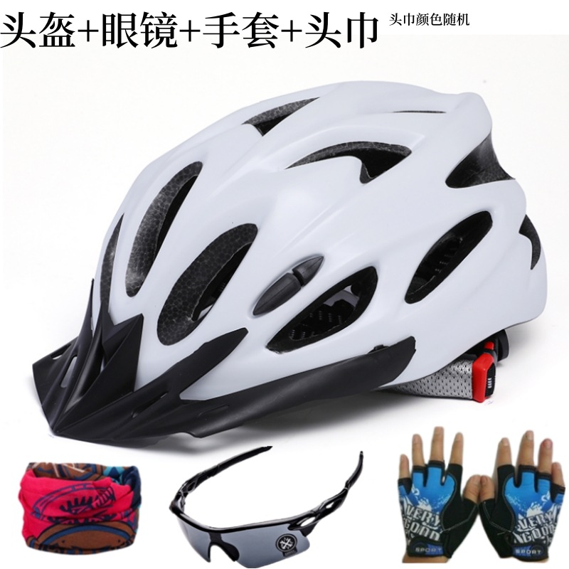 Turbante guantes todo blanco