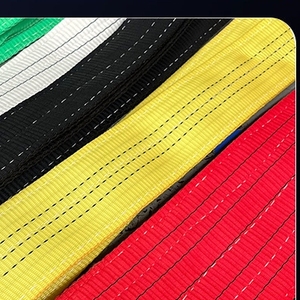 CE onaylı 1.5t & 2t dubleks kaldırma Sling dokuma kemer kaldırma için Polyester renk kodu sapanlar - Product Image 2