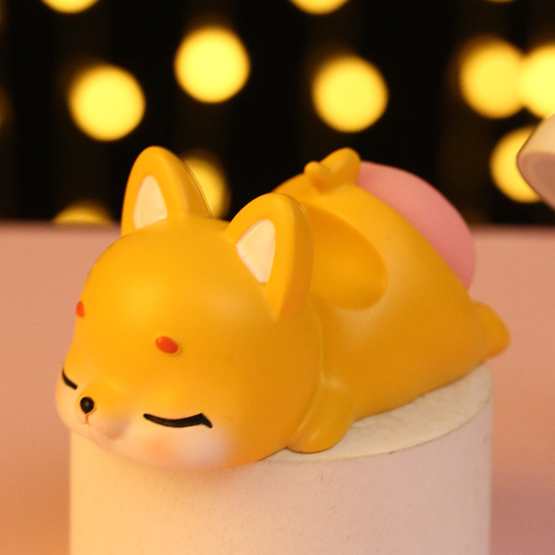 Support de téléphone Shiba Inu avec une fesse