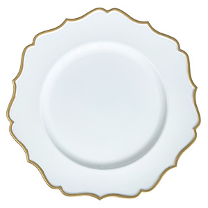 Plato de Presentación de Plástico Verde Personalizado Diseño Único de Lujo para Bodas Vajilla Sostenible para Cenas y Eventos de Boda - Product Image 5