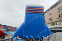 Toboggan aquatique gonflable géant pour adultes, qualité commerciale, long toboggan gonflable pour événements en plein air