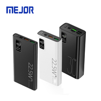 Batterie externe K9 30000mAh 22.5W, station d'alimentation à charge super rapide, chargeur portable avec double sortie Micro USB