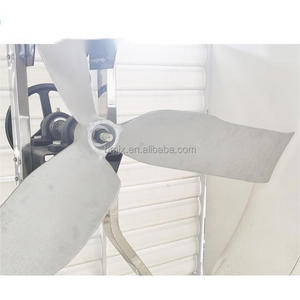 Ventilateur de toit extérieur résistant aux intempéries, ventilateur mural pour le traitement des eaux usées, finition métallique, centrale électrique, ventilateur robuste en FRP - Product Image 6