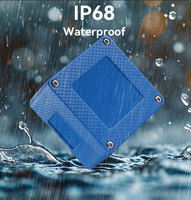BWP 10202-A scatola PCB in plastica impermeabile ABS custodia industriale elettronica e involucro dello strumento