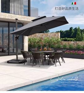 Su ile açık alüminyum güneşlik şemsiye/kum dolu su geçirmez taban yüzme havuzu plaj parkı için katlanabilir su deposu standı - Product Image 6