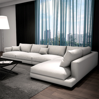 Sofá gris L para sala de estar, sofá de tela para esquina, salón, moderno, conjunto de sofá para salas, muebles para sala de estar