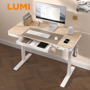 <span class=keywords><strong>Bureau</strong></span> assis-debout à moteur unique S08-22D-SW avec tiroir, <span class=keywords><strong>bureau</strong></span> debout électrique réglable en hauteur - Product Image 1