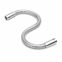 Connecteur flexible en acier inoxydable pour lampes LED, supports de microphone et supports d'appareils, livré en sac