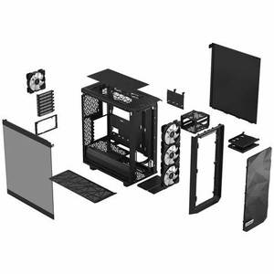 Caja de PC Compacta para Juegos <span class=keywords><strong>Fractal</strong></span> Design M-2-C, Torres para PC de Escritorio, Carcasa para Computadora con Panel Lateral de Vidrio Templado - Product Image 3