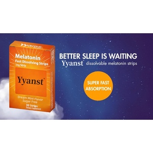 Tiras Orales para Dormir Sin Azúcar de Marca Privada de Alta Calidad, Ingredientes Activos de Melatonina que Promueven el Sueño, Mejoran el Sueño Profundo - Product Image 4