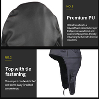 Casque de sécurité DELTAPLUS avec bonnet anti-froid intégré pour hommes – Types C/T/Y/V, conception sans fentes