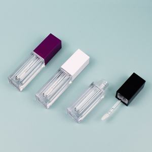 Tubos de Brillo Labial Vacíos de 6.5ml con Brocha Grande, Venta Caliente, Botella de Plástico Cosmética con Logotipo Personalizado, Fabricante de Envases para Corrector y Colorete - Product Image 1