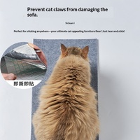 Tapis d'escalade pour chat en polyester CC, minimaliste, découpable à volonté, fixable au mur, outil de stimulation, résistant aux griffures, durable, multifonctionnel