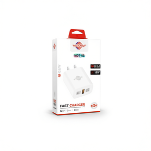 Caricatore Rapido USB Singolo Wisdomup MDT-03 18W QC3.0, Ingresso Universale AC100-240V, Uscita DC5V 3A 9V 2A 12V 1.5A - Product Image 1
