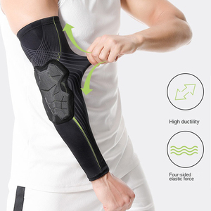 Manchons de <span class=keywords><strong>protection</strong></span> pour les coudes <span class=keywords><strong>anti</strong></span>-collision en nid d'abeille, respirants, à compression, avec coussin en éponge pour la salle de sport, le basketball, <span class=keywords><strong>protection</strong></span> des <span class=keywords><strong>bras</strong></span>, logo personnalisé - Product Image 3