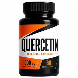 Compléments alimentaires végétaliens biologiques sans gluten à base de quercétine, antioxydant, pour la digestion, avec bromélaïne, 120 capsules pour adultes, Sophora Japonica - Product Image 1