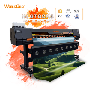 Imprimante numérique industrielle WorldColor 6 pieds 3200/xp600 pour vinyle, éco-solvant, grand format, impression de bannières flexibles, prix usine - Product Image 1