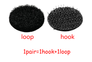 頑丈な10mm接着剤バックコインフックとループドットテープ環境に優しい自己接着性と耐熱性とプリントロゴ - Product Image 3