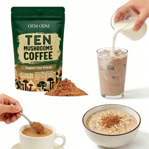 OEM เห็ด ODM กาแฟ10เห็ดผสมกับ Lions Cordyceps ไก่งวงหางไก่งวงสำหรับภูมิคุ้มกันและการสนับสนุนทางปัญญา - Product Image 2