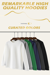 Maglione con girocollo Unisex da 300gsm felpe bianche in cotone poliestere <span class=keywords><strong>Plus</strong></span> <span class=keywords><strong>size</strong></span> - Product Image 5