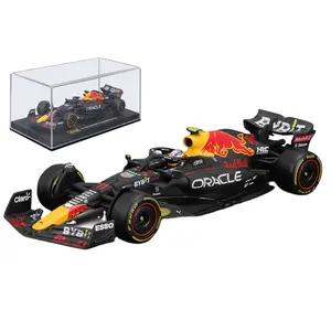 ブラーゴ1/43スケールホンダRB18 #1 #11ハードカバーフォーミュラF1レッドブルレーシングスポーツアロイコレクションダイキャストメタルモデルおもちゃの車