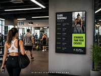 Écran d'affichage publicitaire mural de 32 pouces, signalisation numérique, écran LCD Android avec CMS Cloud, intérieur