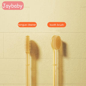 Cepillo de dientes de silicona para recién <span class=keywords><strong>nacido</strong></span>, 1 Juego de cepillo de dientes de silicona nano-plateado para bebé, cuidado dental, 360 grados - Product Image 2