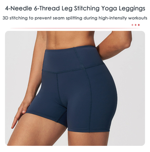 Buscando Distribuidor: Pantalones Cortos Deportivos de Cintura Alta para <span class=keywords><strong>Mujer</strong></span>, con Efecto Levanta Glúteos y Forma de Durazno, Ideales para Ciclismo y Yoga - Product Image 5