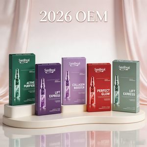 Sérum visage à l'acide hyaluronique de haute qualité OEM, ampoule Hydra Plus, formule active, hydratation intense, purification et rafraîchissement de la peau du visage - Product Image 1