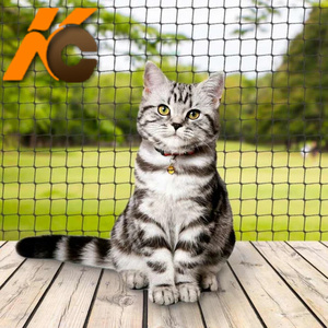 Red de Seguridad <span class=keywords><strong>para</strong></span> <span class=keywords><strong>Gatos</strong></span> de Alta Resistencia <span class=keywords><strong>para</strong></span> <span class=keywords><strong>Balcón</strong></span> y Ventana, <span class=keywords><strong>Malla</strong></span> de Nailon de 3x8m con Alambre de Acero, Negro/Beige - Product Image 5