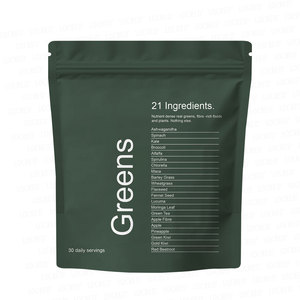 Polvere Super Greens Biologica, Integratore Super Rosso-Verde per il Mantenimento di Intestini Sani, con Probiotici e Spirulina - Product Image 1