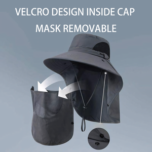 Sombrero <span class=keywords><strong>de</strong></span> Secado Rápido, Impermeable, con Protección Solar, para Hombre y Mujer, con Solapa para el Cuello, Estilo Safari, Senderismo, Pesca, Tipo Bucket, con Logotipo Personalizado <span class=keywords><strong>al</strong></span> por Mayor - Product Image 2