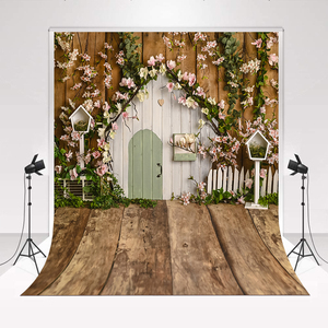 Fiore casa in legno compleanno per bambini sfondo maternità arte ritratto <span class=keywords><strong>fotografia</strong></span> Studio sfondo immagine - Product Image 1