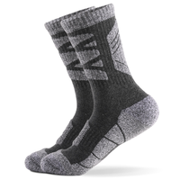 Chaussettes de football pour hommes sur mesure en gros, chaussettes à poignets antidérapantes, vamp double face, tricot en molleton d'hiver antidérapant