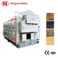 Chaudière à vapeur horizontale DZH de 5 tonnes, biomasse, automatique, faible consommation d'énergie, alimentée à la cipoune de riz et aux copeaux de bois, haute efficacité industrielle