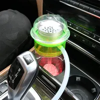 Alman nargile nargile toptan küçük nargile taşınabilir nargile chicha plastik chicha bardak duman makinesi araba nargile nargile araba