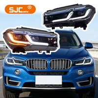 Accessoires automobiles SJC, phares pour BMW X5 F15 2013-2019, feux de jour améliorés, phares avant adaptatifs LED M5
