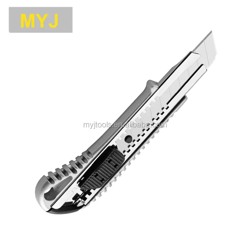 Heavy duty Aluminium alloy 18mm snap off blade utility knives utility knife cutter