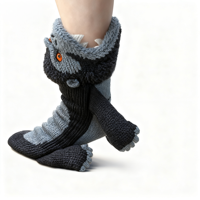 Calcetines de Gorila 3D, Regalo para Amantes de la Potencia del Rey de la Selva, Unisex, para Adultos y Niños, Venta al por Mayor, Juguete de Peluche Tejido Personalizado