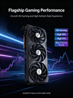 Gigabyte GeForce RTX 4090 24GB GDDR6X GPU, Ada Lovelace, PCIe 4.0, Ray Tracing, untuk Komputasi AI & Gaming 4K