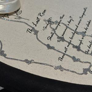 Collar de Plata de Ley S925 de Diseño Retro Italiano Francés, Simple y Apilable con Cuentas, Collar de Cuentas a la Moda - Product Image 1