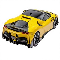 Kits de carrosserie pour Ferrari SF90 avec diffuseur avant et arrière, spoiler et jupes latérales en fibre de carbone sèche - Pièces de rechange premium