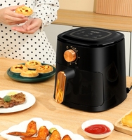 4L Mécanique Multifonctionnel Automatique Sans Fumée Ménage Numérique Nouvelle Friteuse À Air Machine