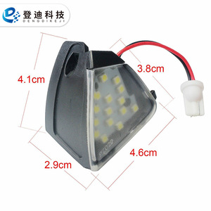 Dengdi Technology Clignotant LED 4,6 cm pour rétroviseur, lumière blanche, pour remplacement de voiture Volkswagen VW - Product Image 1