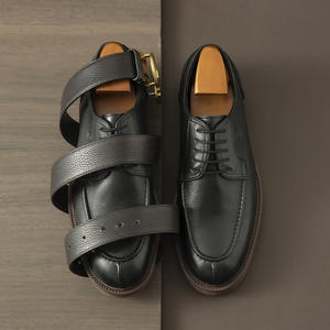 Zapatos de Hombre de Cuero con Cordones, Punta en Pico, Antideslizantes y Desodorantes, Formales, Casuales y de Negocios, de Alta Calidad, Último Modelo 2026 - Product Image 4