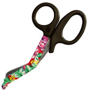 Profesional de alta calidad nuevo diseño floral personalizado Primeros Auxilios enfermera uso hospitalario tijeras paramédicas - Product Image 1