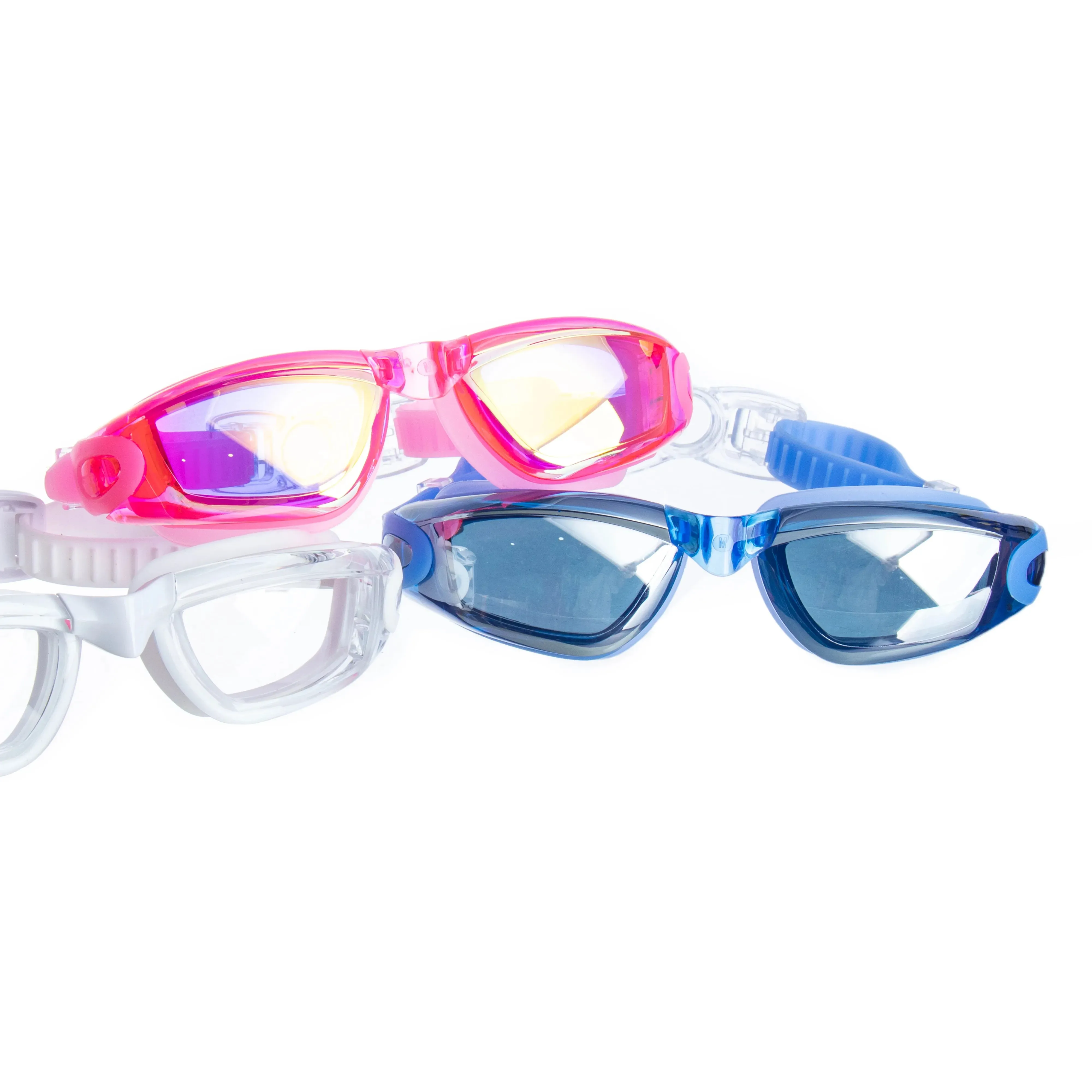 Lunettes de course en verre trempé sans fuite vue professionnelle piscine compétitive lunettes confortables lunettes pour adultes