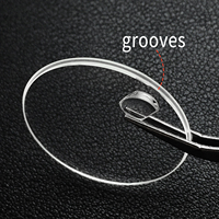 Logo Saphir pour YACHT 29 Case Ref. 169622 Cyclope Date Accessoires alternatifs Montre Crystal Parts
